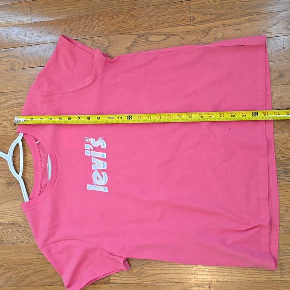 LEVIS SIGNATURE WOMEN'S PINK CREWNECK SHORT SLEEVE TEE SIZE XL - Picture 7 of 10